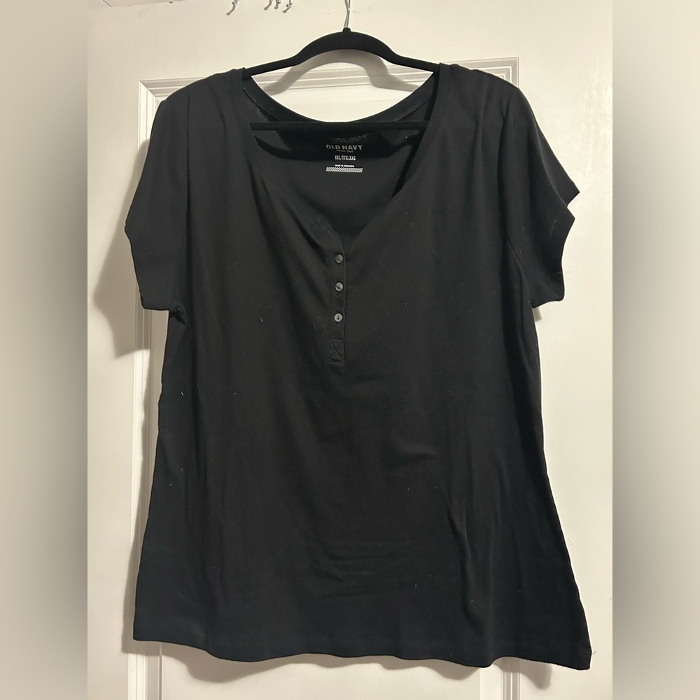 Old Navy Classic Black Tee XXL